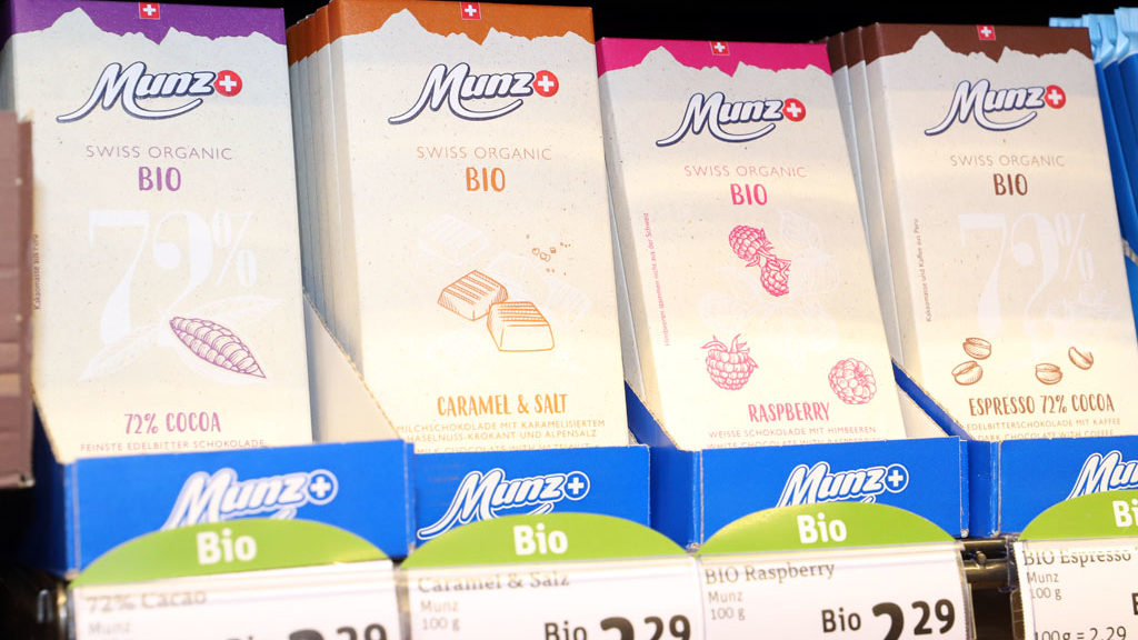 Bio-Schokolade von Munz