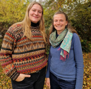 Möchten bei Bioland Soziale Landwirtschaft voranbringen: Jana Benner (links) und Henrike Thies.